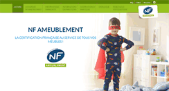 Desktop Screenshot of nf-ameublement.com
